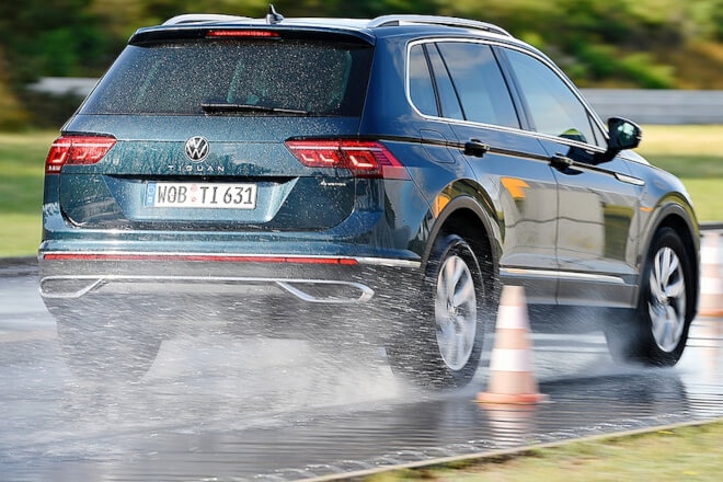 Test discipline: wet braking.