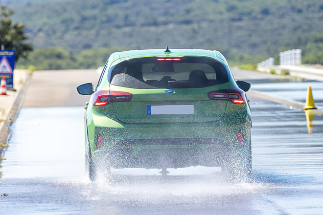 Test discipline: wet braking