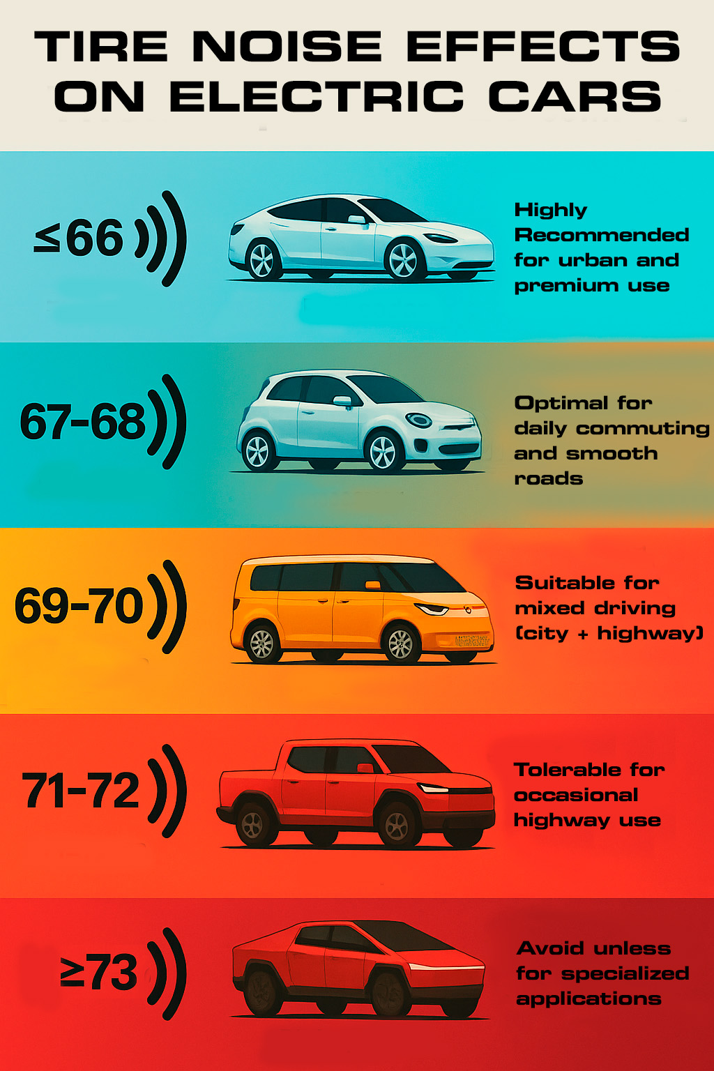 Tire Noise Levels and Their Impact on EV Comfort