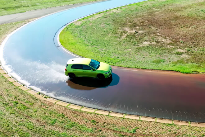 Test discipline: wet handling.