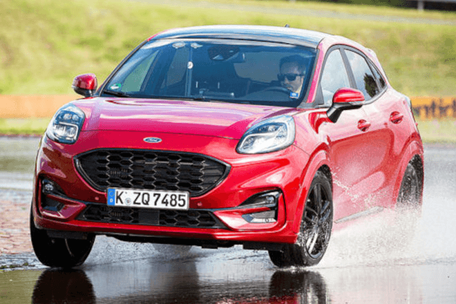 The tires were tested using Ford Puma